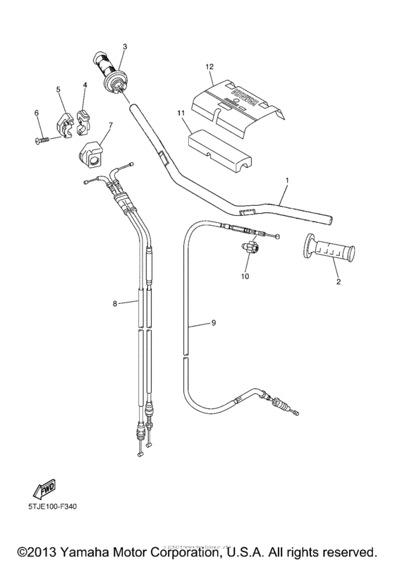 Steering handle & cable