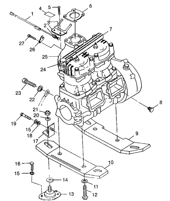 Engine mounting