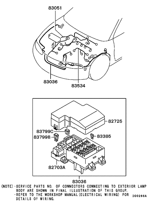 Wiring & attaching parts