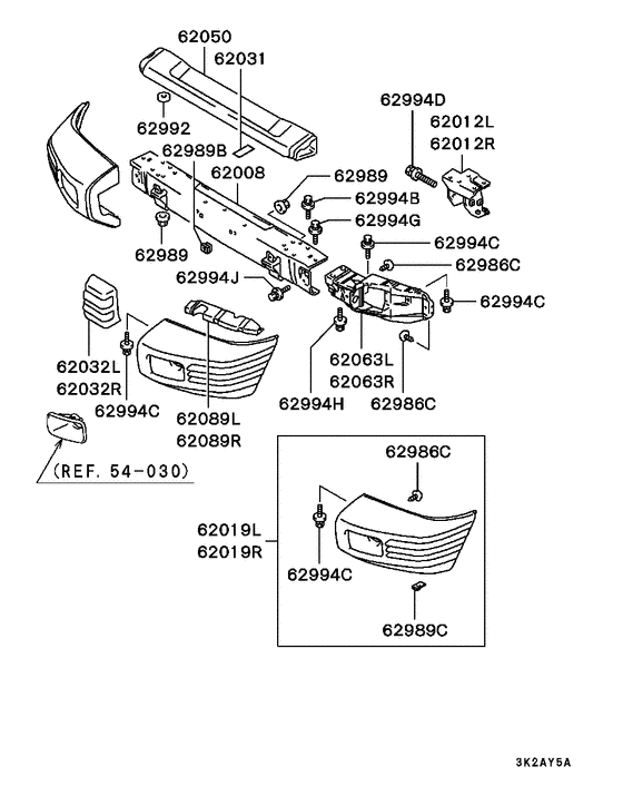 Front bumper & support