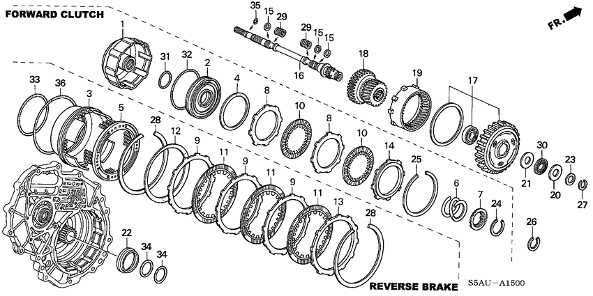 Input shaft/ forward clutch
