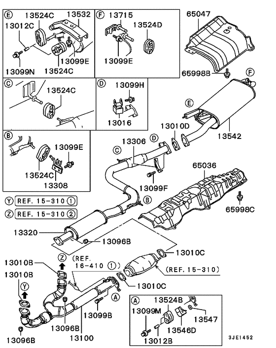 Exhaust pipe & muffler