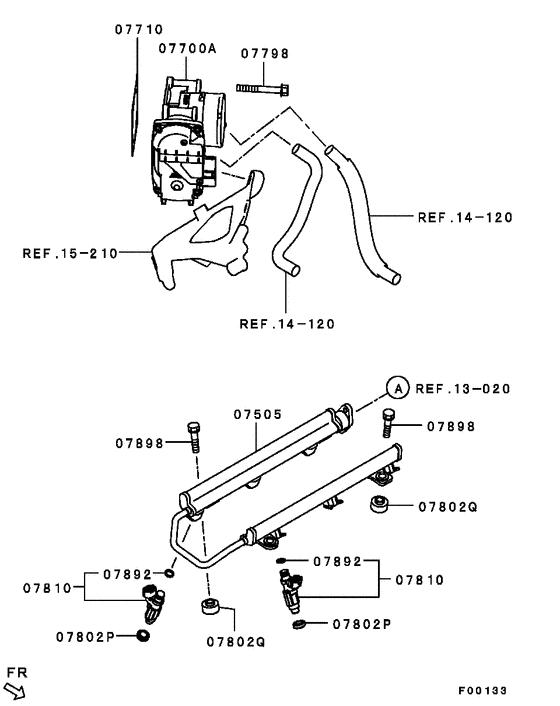 Injector & throttle body