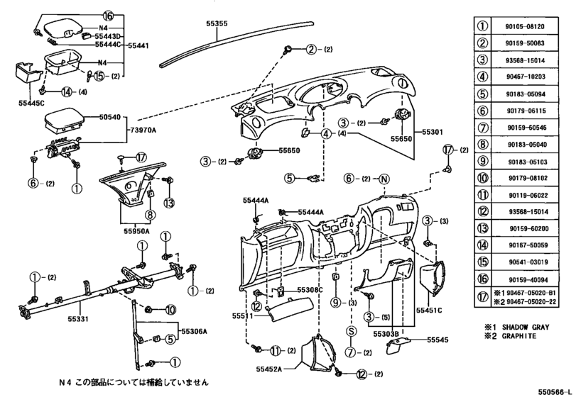 Instrument Panel & Glove Compartment