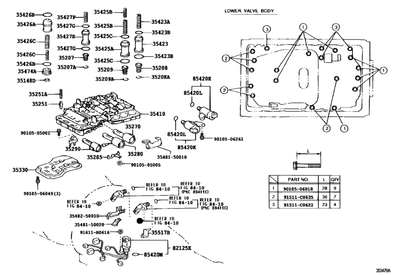 Valve Body & Oil Strainer (Atm)