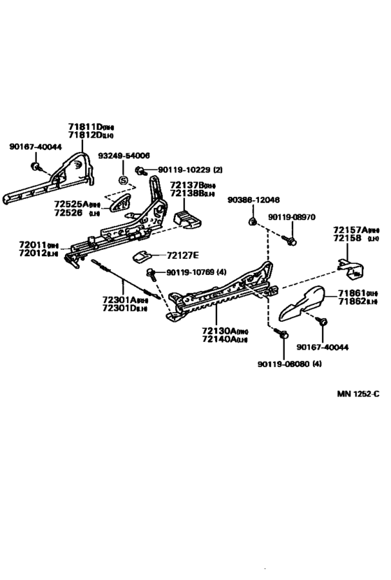 Front Seat & Seat Track