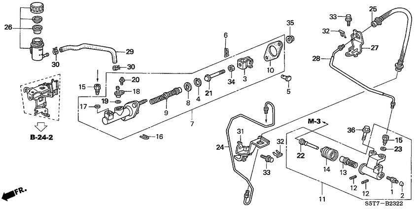 Clutch master cylinder