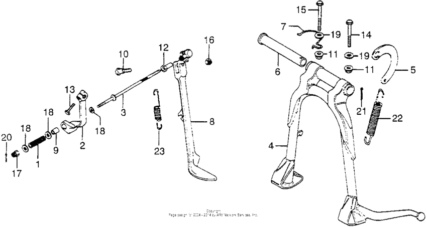 Main stand + side stand