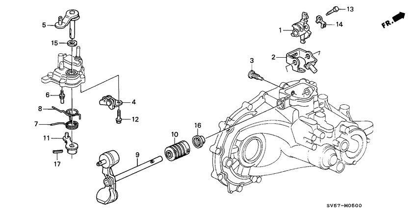 Shift arm/shift lever