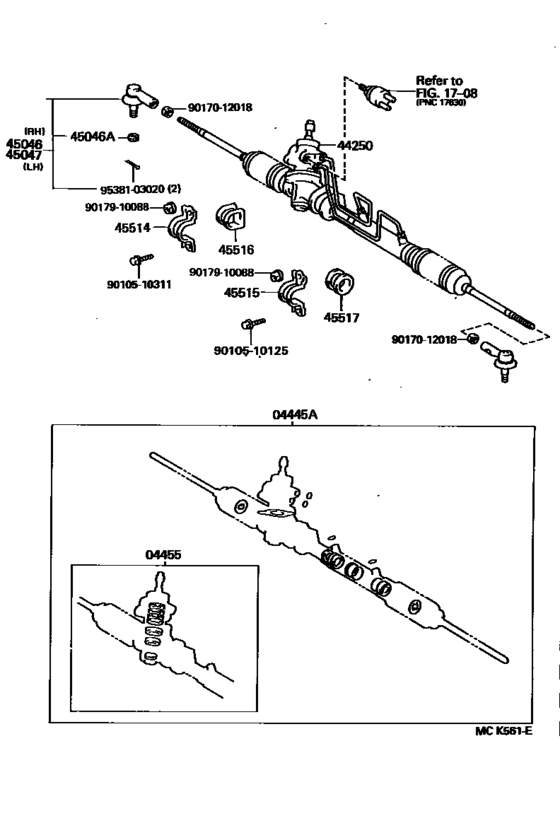 Front Steering Gear & Link