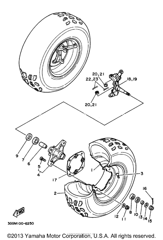 Front wheel