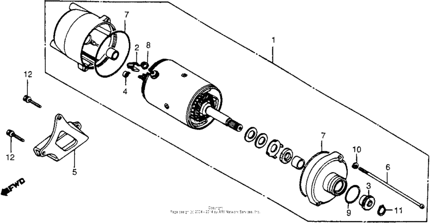 Starter motor