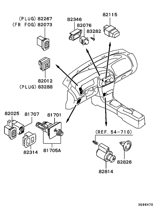 Switch & cigar lighter