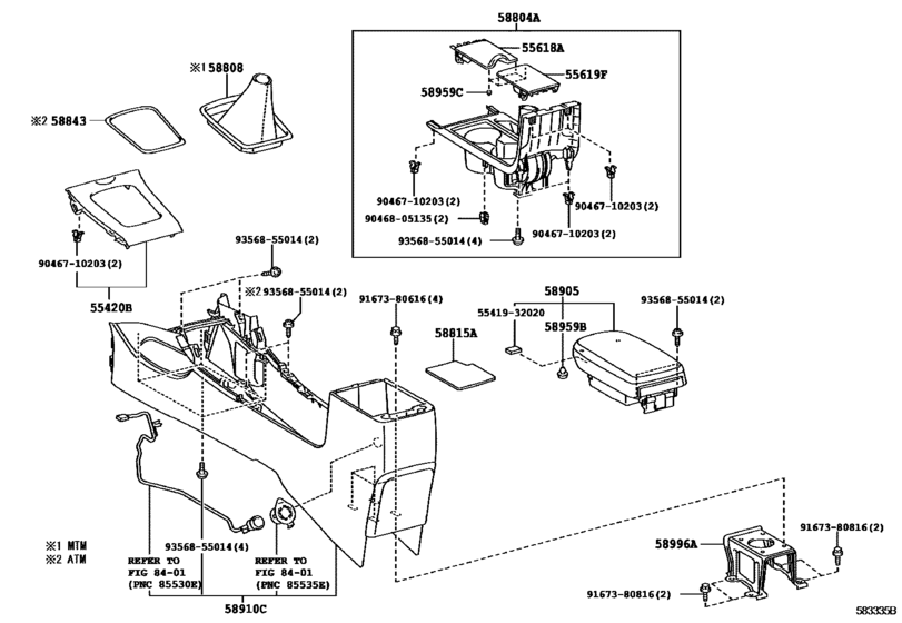 Console Box & Bracket