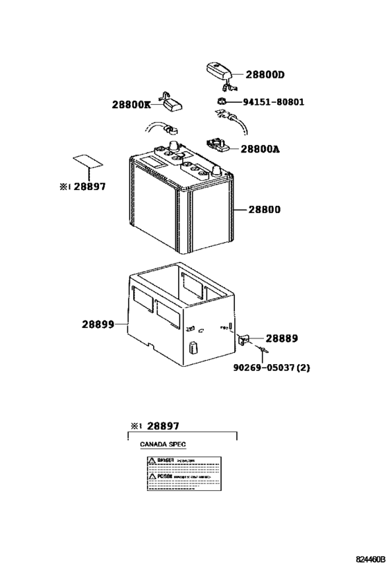 Battery & Battery Cable