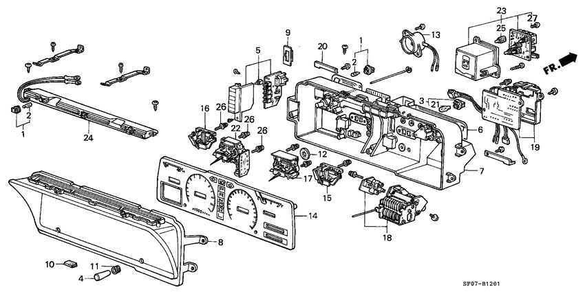 Speedometer component