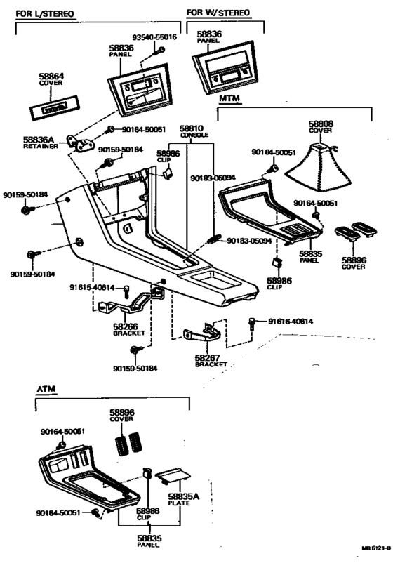 Console Box & Bracket