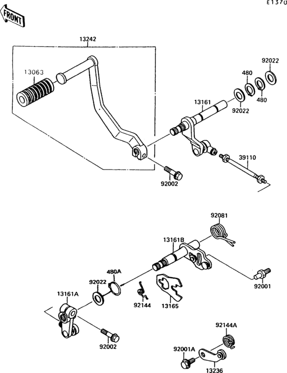Gear change mechanism