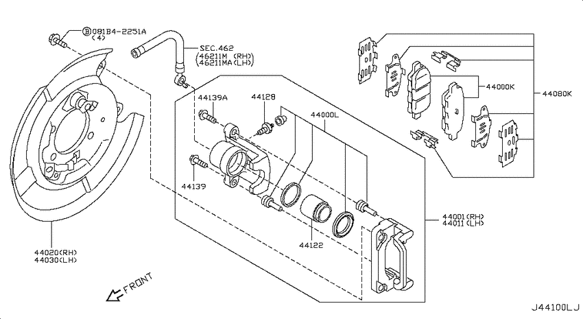 Rear brake