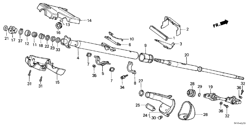 Steering column