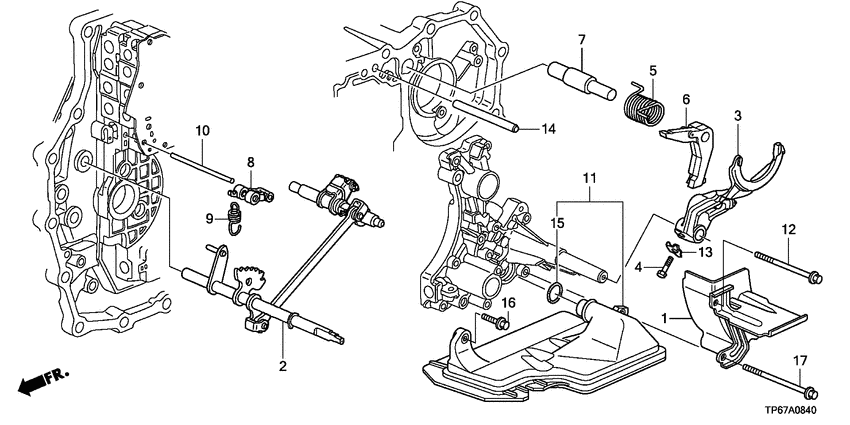 Shift fork