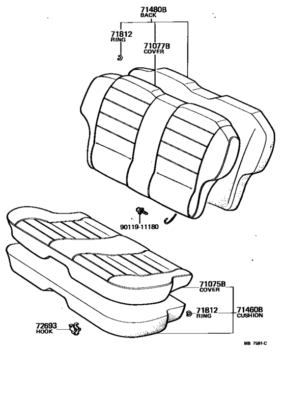 Rear Seat & Seat Track