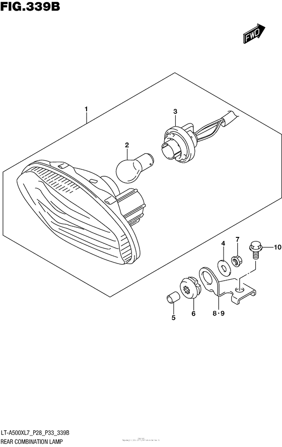 Rear Combination Lamp (Lt-A500Xl7 P33)