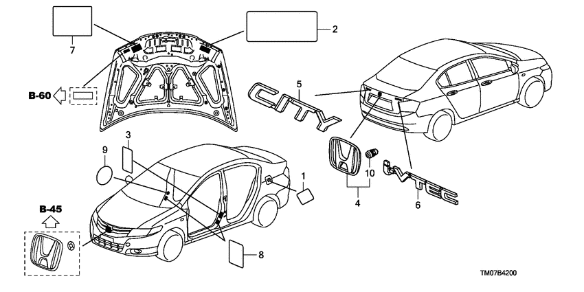 Emblem/caution label