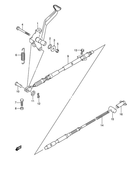 Rear brake