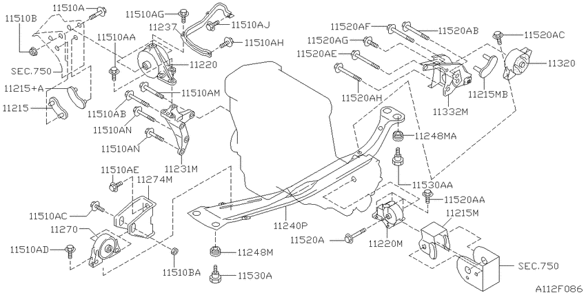 Engine & transmission   mounting