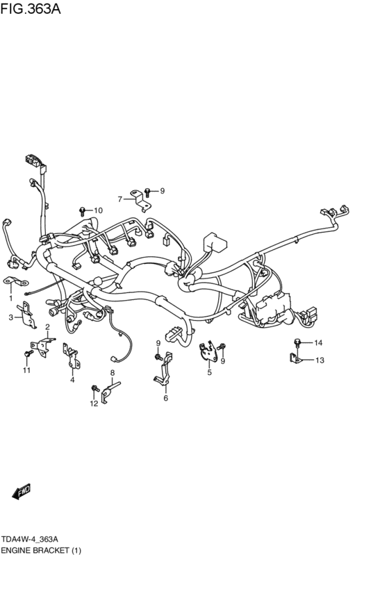 エンジンブラケツト