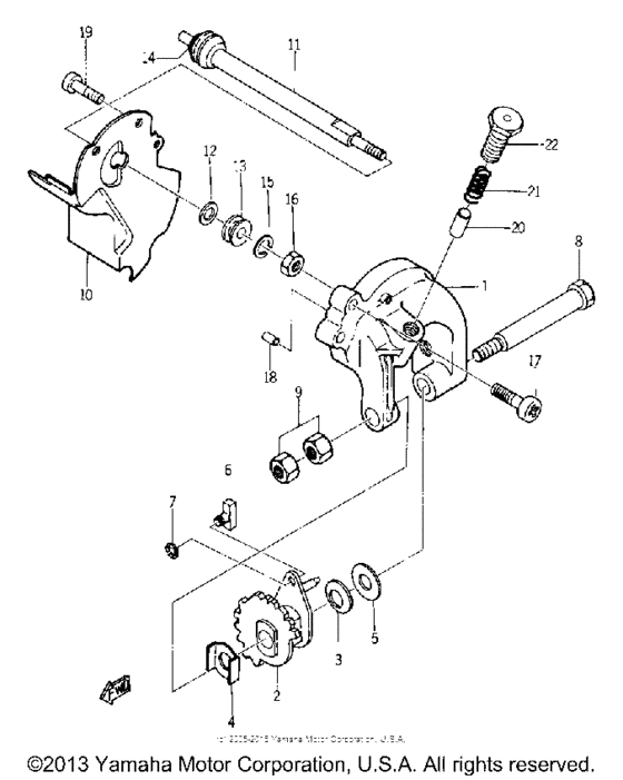 Shift shaft