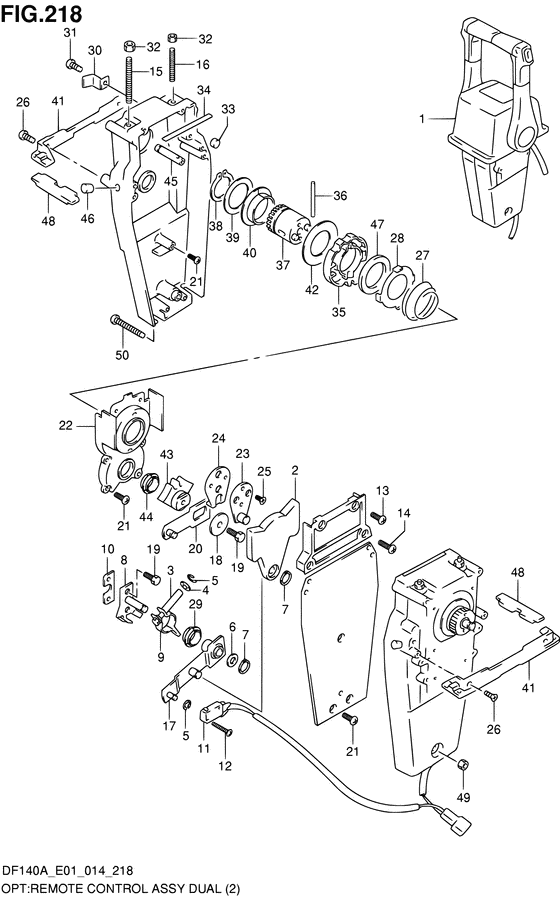 Opt:remote control assy dual