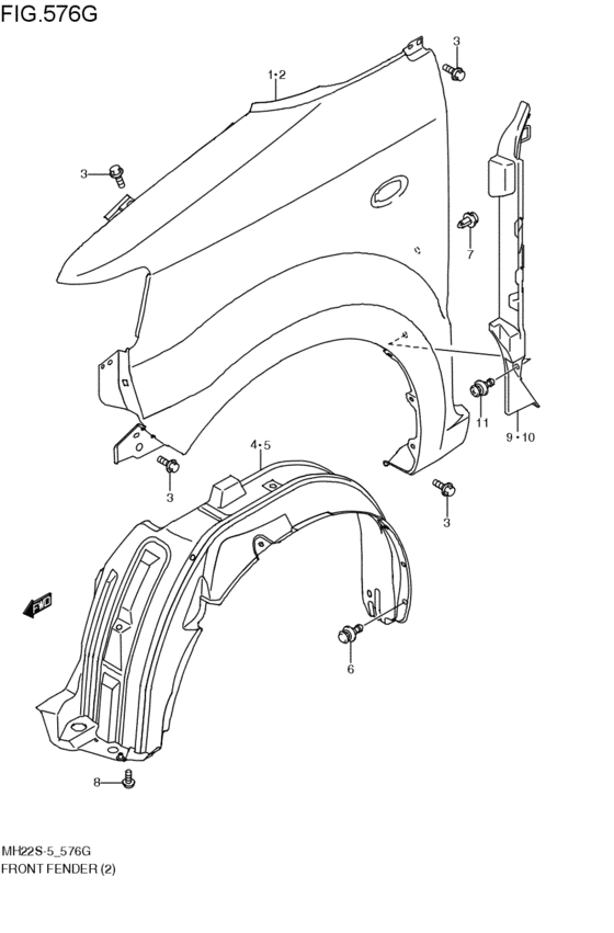 front fender