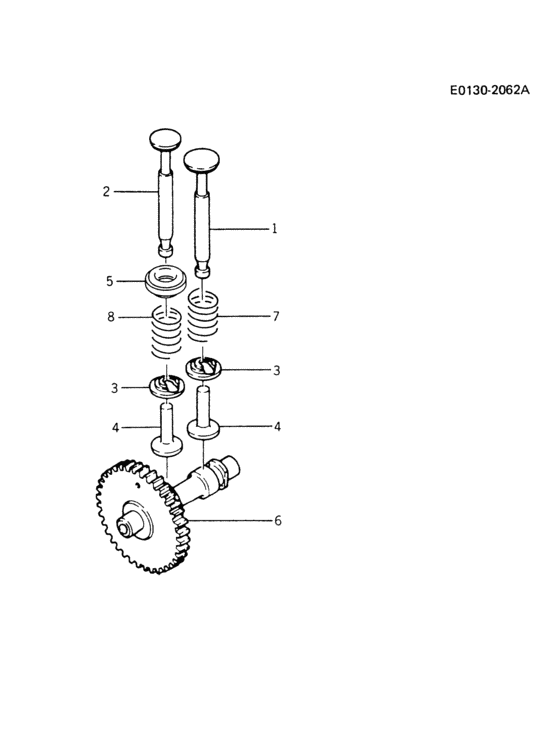 Valve/camshaft b02/b04