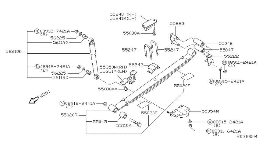 Rear suspension