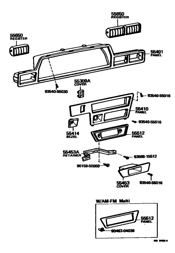 Instrument Panel & Glove Compartment