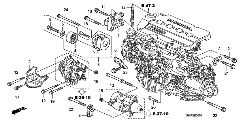 Engine mounting bracket