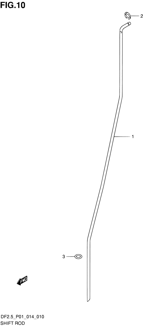 Shift rod