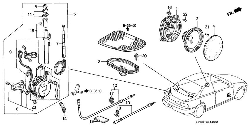 Radio antenna/speaker