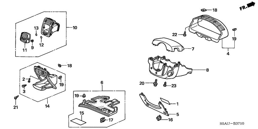 Instrument panel garnish