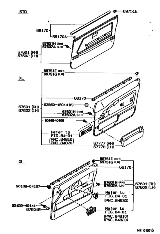 Front Door Panel & Glass