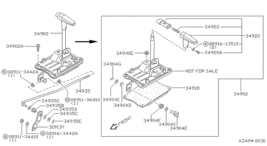 Auto transmission control device