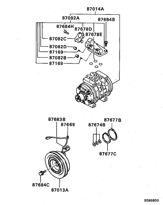 A/c cond, piping(auto,full:a)