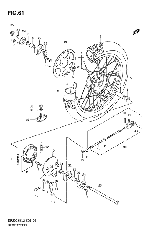 Rear wheel