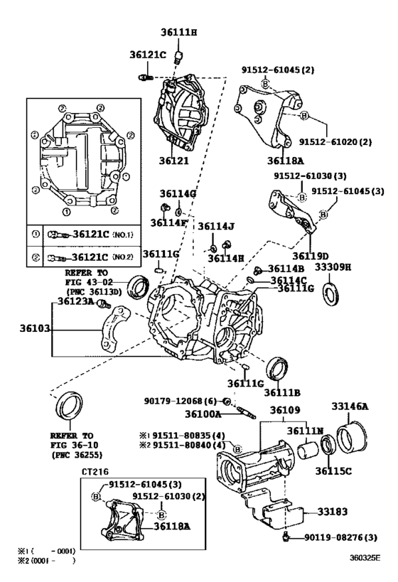 Transfer Case & Extension Housing