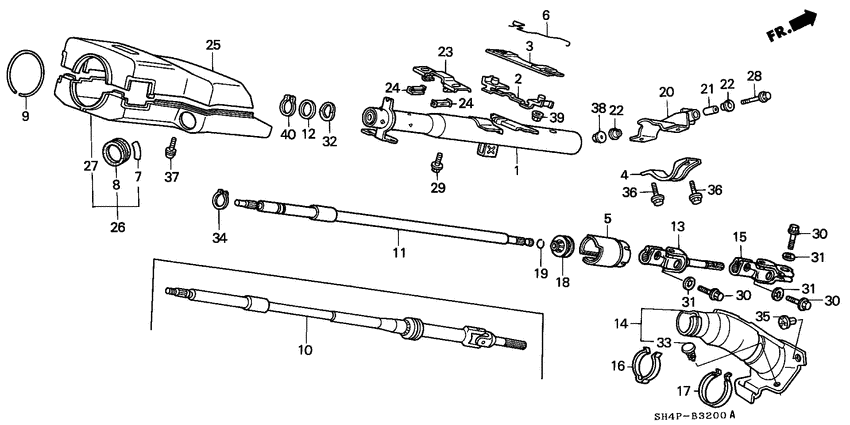 Steering column