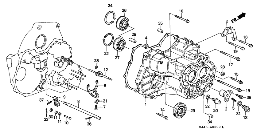 Transmission housing