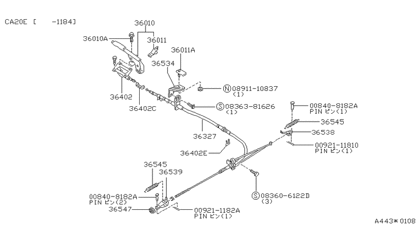 Parking brake control