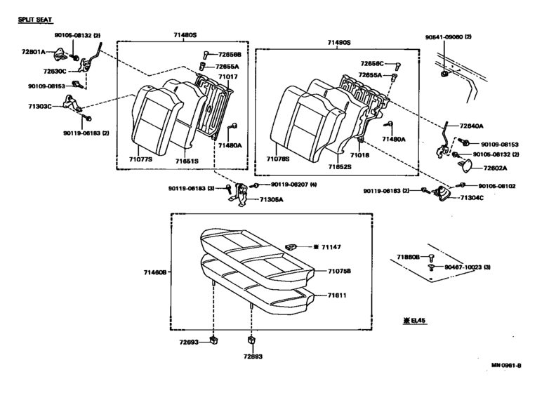 Rear Seat & Seat Track